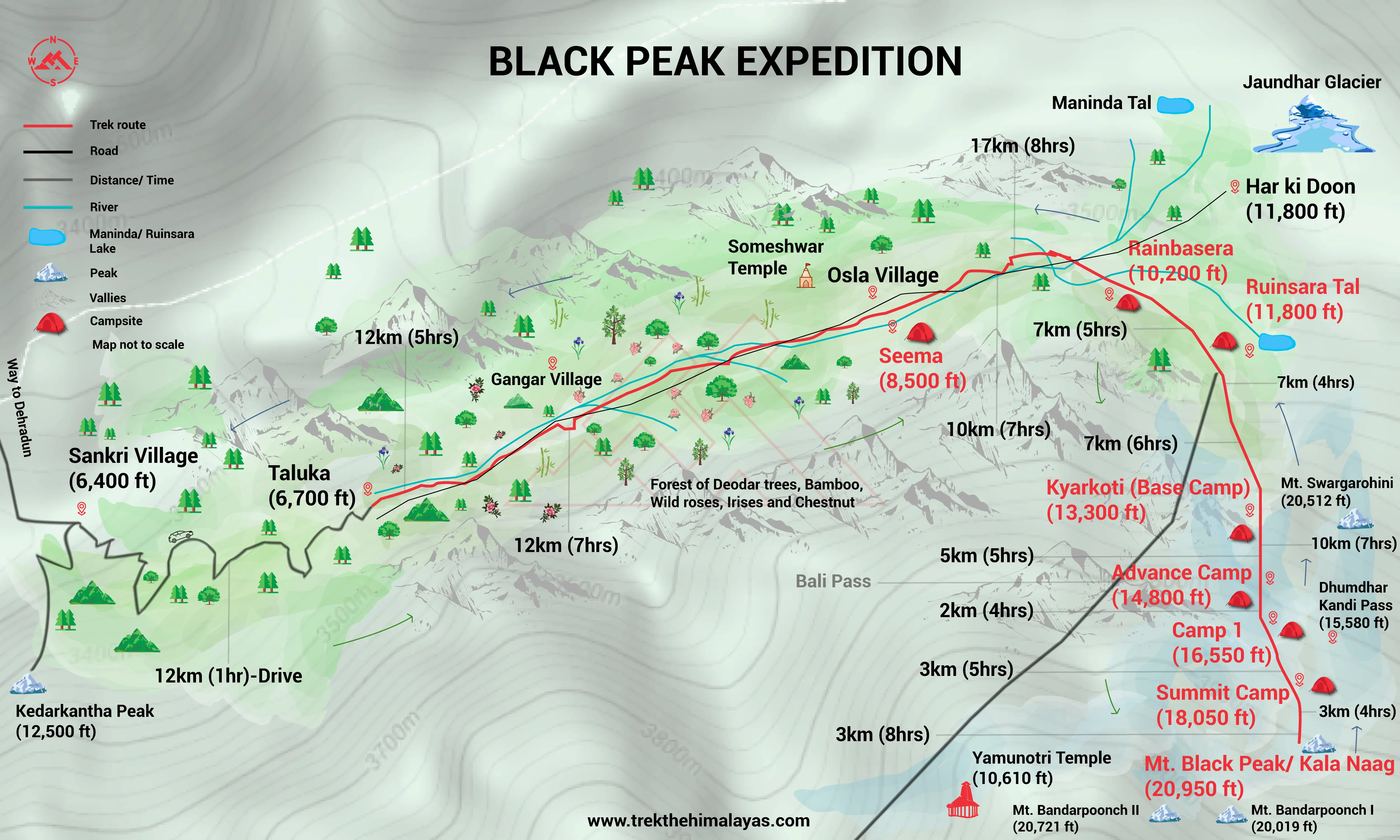 Black Peak Expedition Maps