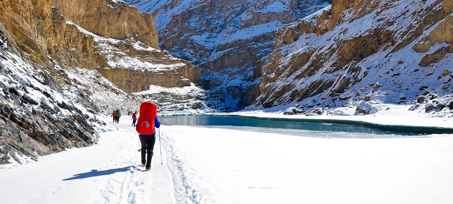 Chadar Trek Frozen River