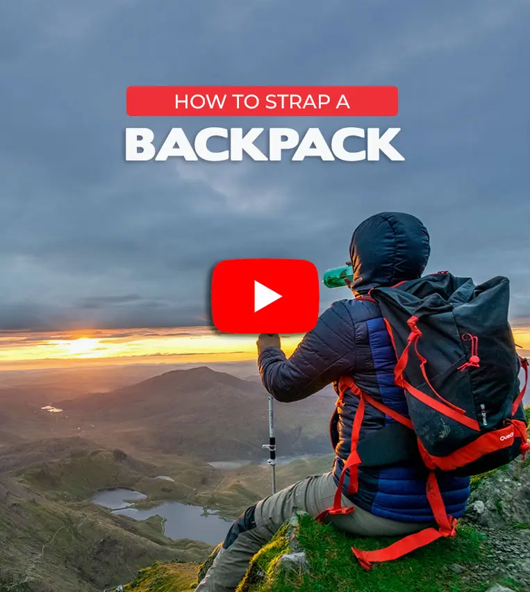 How to strap a Backpack