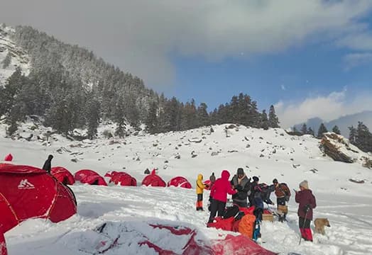 28th January, 2026 - Trek Update: All The Trekking Regions Experienced Fresh Snowfall Yesterday
