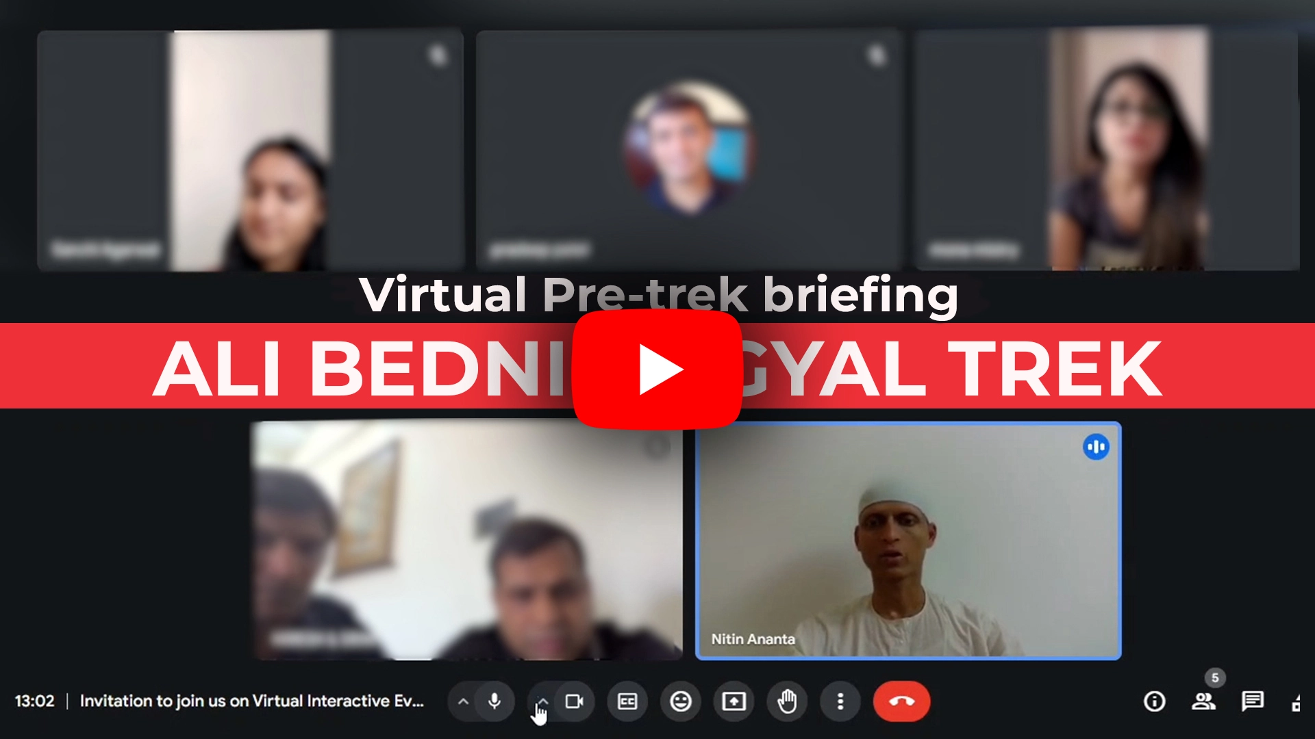 Ali Bedni Bugyal Trek VirtualMeeting Video