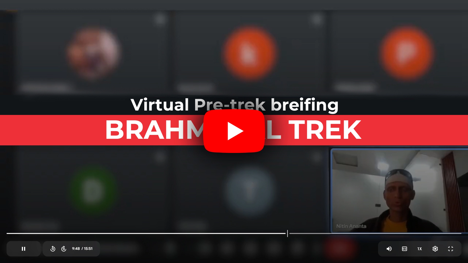 Brahmatal Trek VirtualMeeting Video