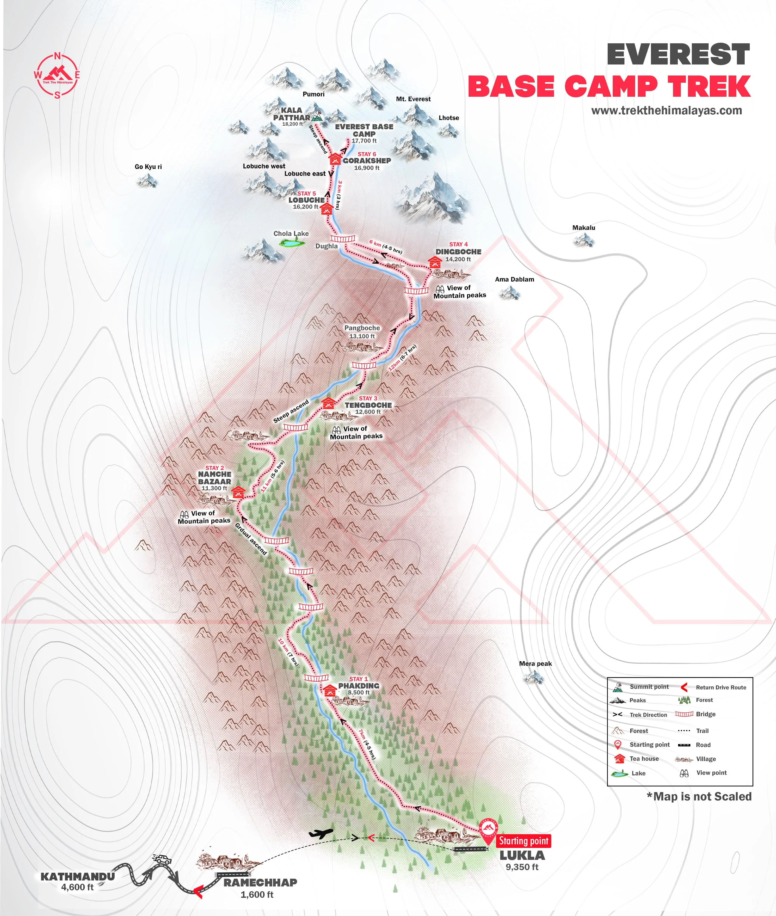 Everest Base Camp Trek Maps