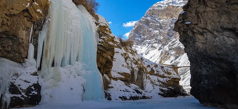 frozen river