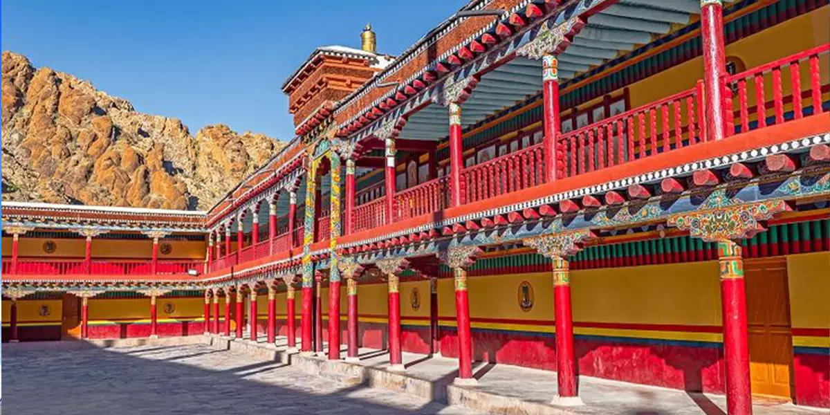 Hemis Monastery- 	
    places to visit in leh ladakh