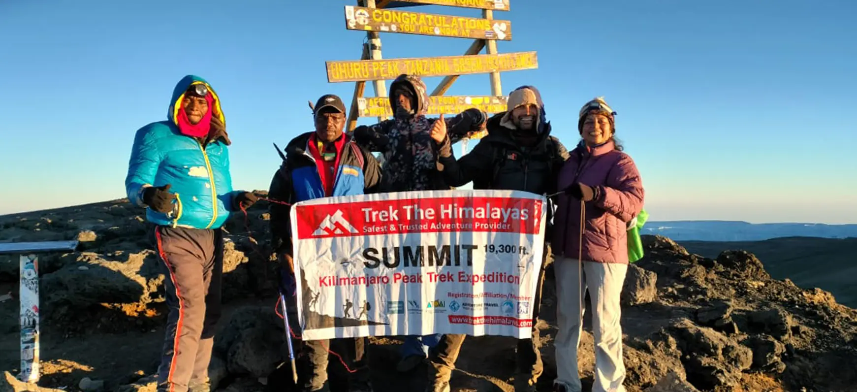 Summit Day of Kilimanjaro Trek