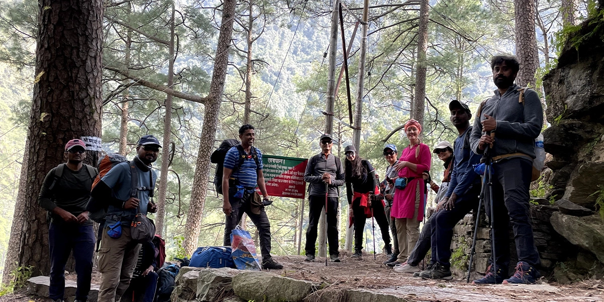 panch kedar trekking day 2 itinerary