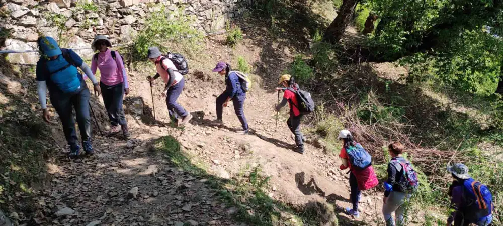 Trekking in the himalayas