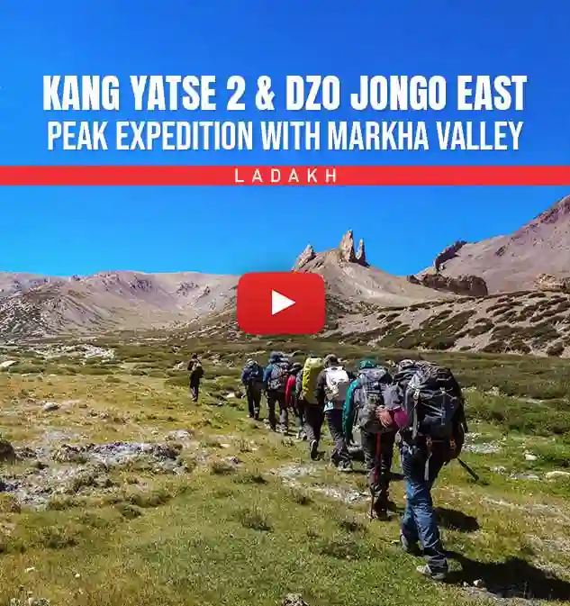 Kang Yatse 2 & Dzo Jongo East Peak Expedition with Markha Valley Informative Video