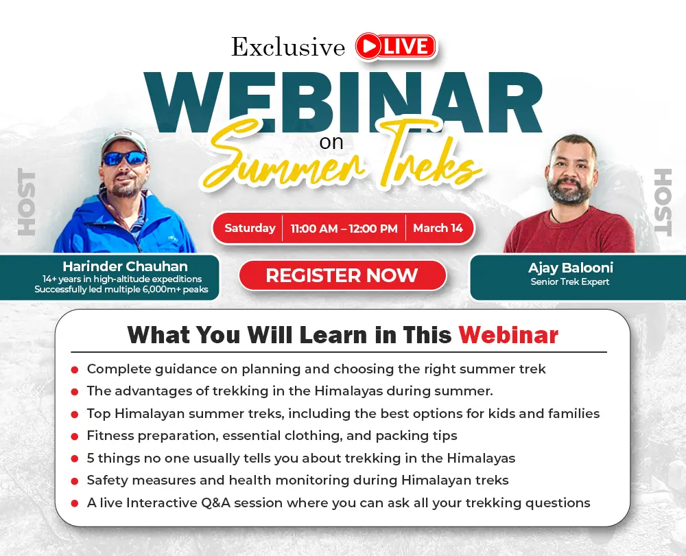 Autumn Treks Webinars