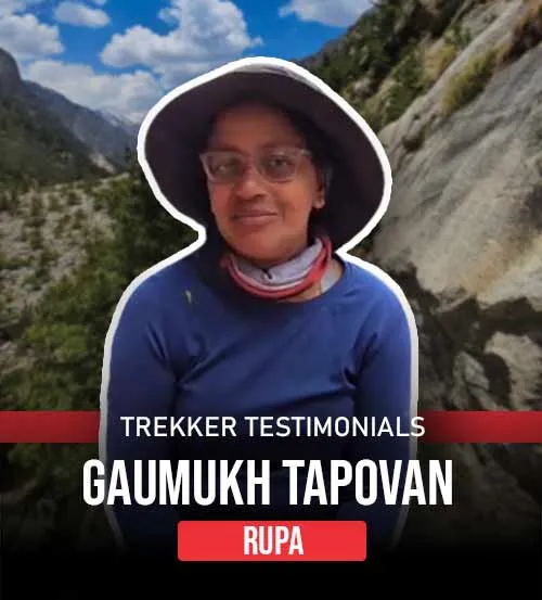 Trekker Testimonial | Gaumukh Tapovan | Trek The Himalayas