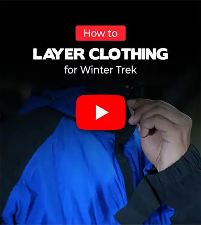 How to Layer Clothing for Winter Trek